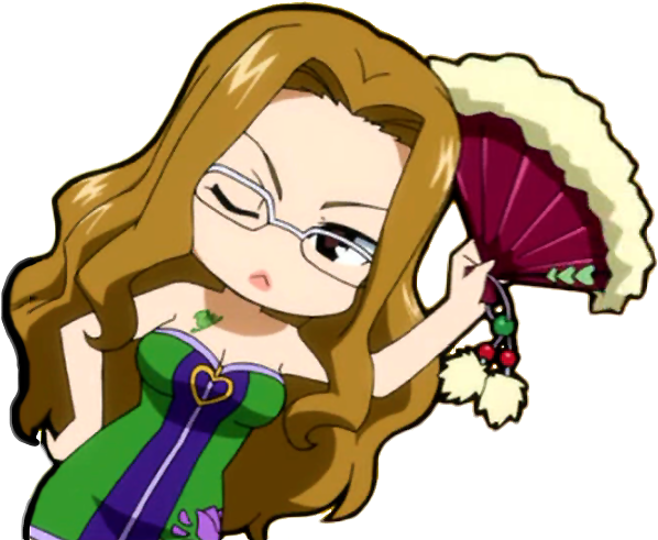 [ Render Anime ] Fairy Tail - Fairy Tail Evergreen Chibi (610x497)
