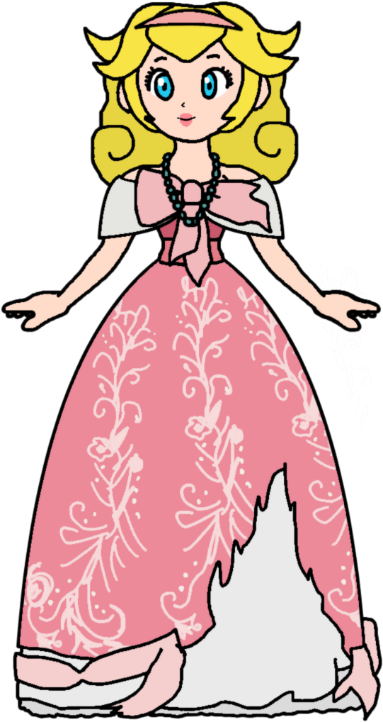 Cinderella - Katlime Peach Swimsuit (720x1109)