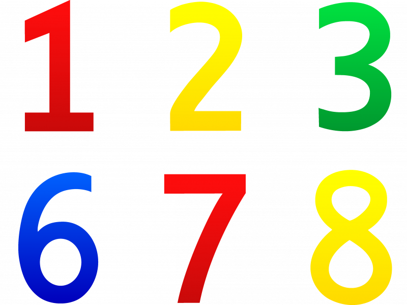 Download Stylist Images Of Numbers Clipart - Download Stylist Images Of Numbers Clipart (800x600)