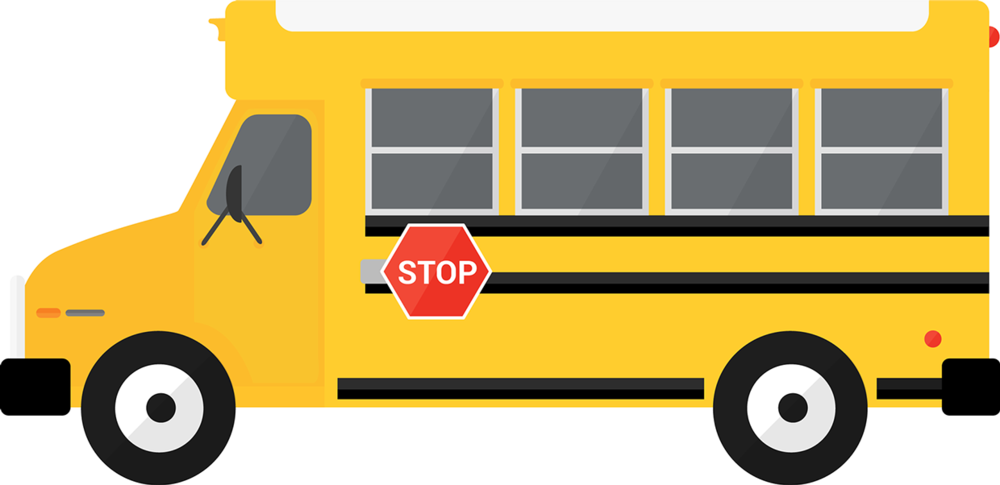 Bus Made For A Digital Sign To Promote The Feel Of - Transparent Background Schools Png (1000x485)