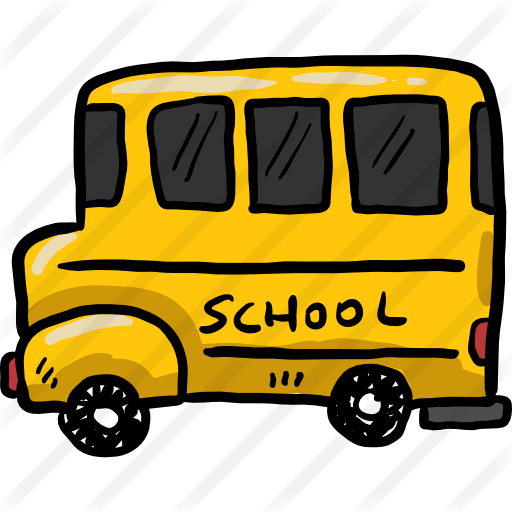 School Bus - Autobus Escolar Cartoon Png (512x512)