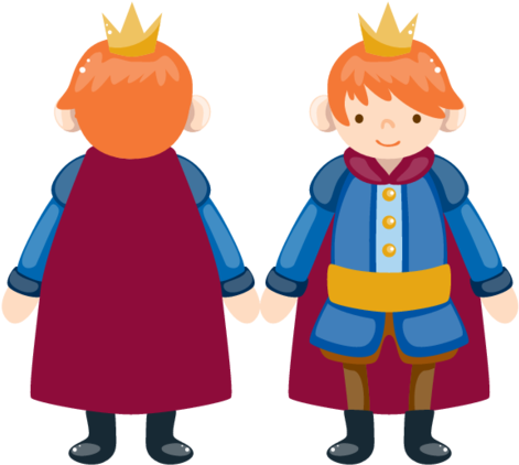 Stick Puppet Prince - Royal Prince Cartoon (500x647)