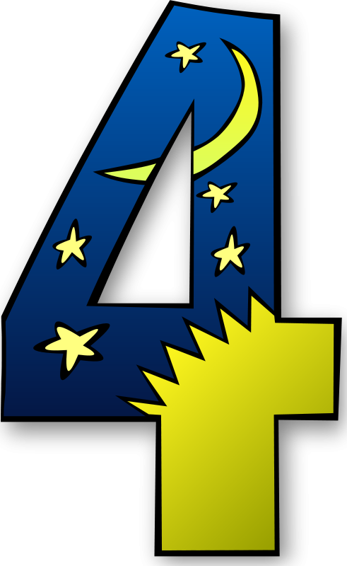 Free Creation Days Numbers - Days Of Creation Numbers (600x978)