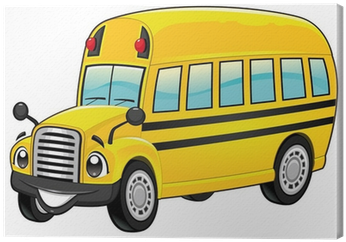Funny School Bus - Çizgi Otobüs Resmi (400x400)