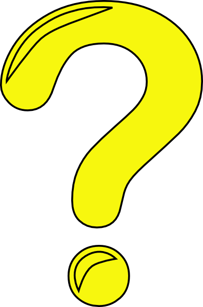 Yellowqmrk Clip Art At Clker - Question Mark Clipart Yellow (396x598)