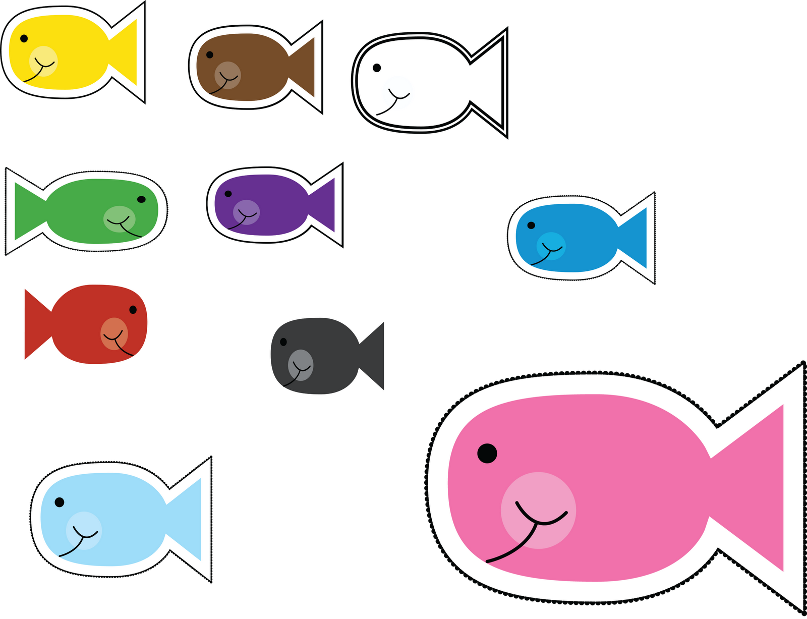 Free Fish Clipart For Kids - Clip Art Free Fish (1600x1227)