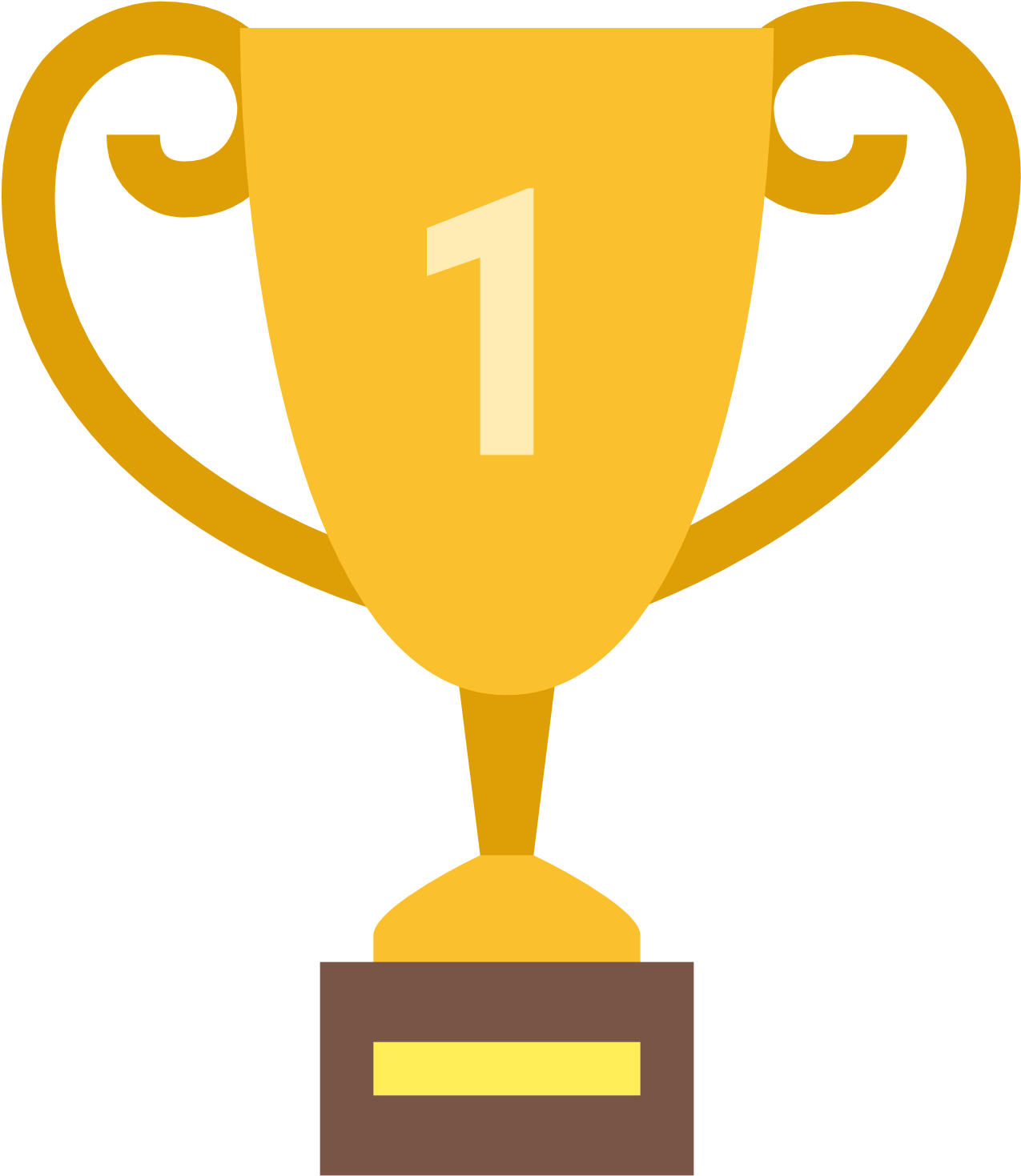 Trophy Clipart Number 1 Pencil And In Color Trophy - Trophy Icon Png (1600x1600)