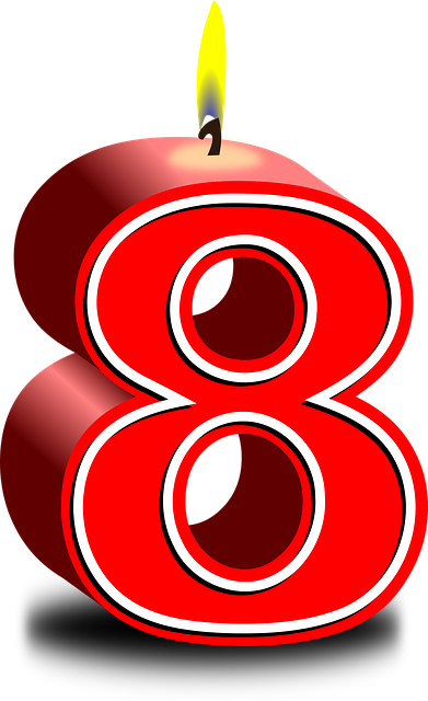 Number - 5 Birthday Candle (391x640)