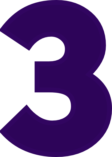 Number 3 Clip Art Free 131724 - Three Clip Art (426x598)