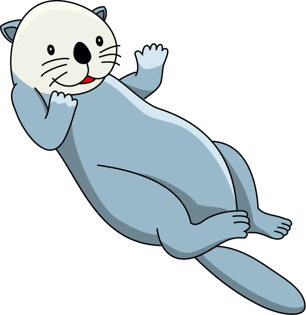 Sea Otter Asian Small-clawed Otter Clip Art - Sea Otter Asian Small-clawed Otter Clip Art (616x633)
