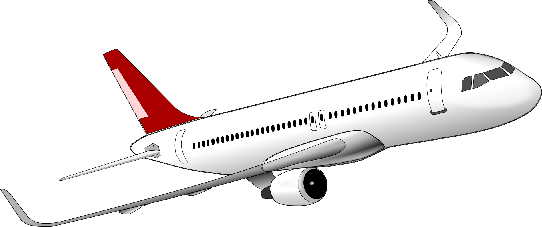 Fluke Fish Clipart - Airplane Taking Off Clipart Png (1895x796)