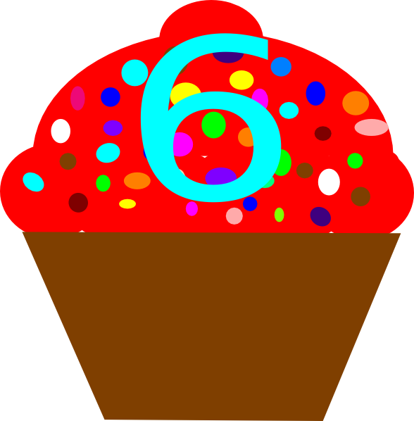 Cupcake 6 Clip Art - Clip Art (588x598)