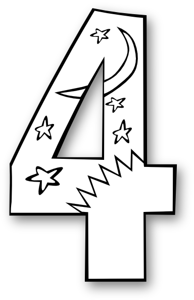 Creation Day 4 Clip Art At Clker - 4th Day Of Creation Coloring Pages (384x593)