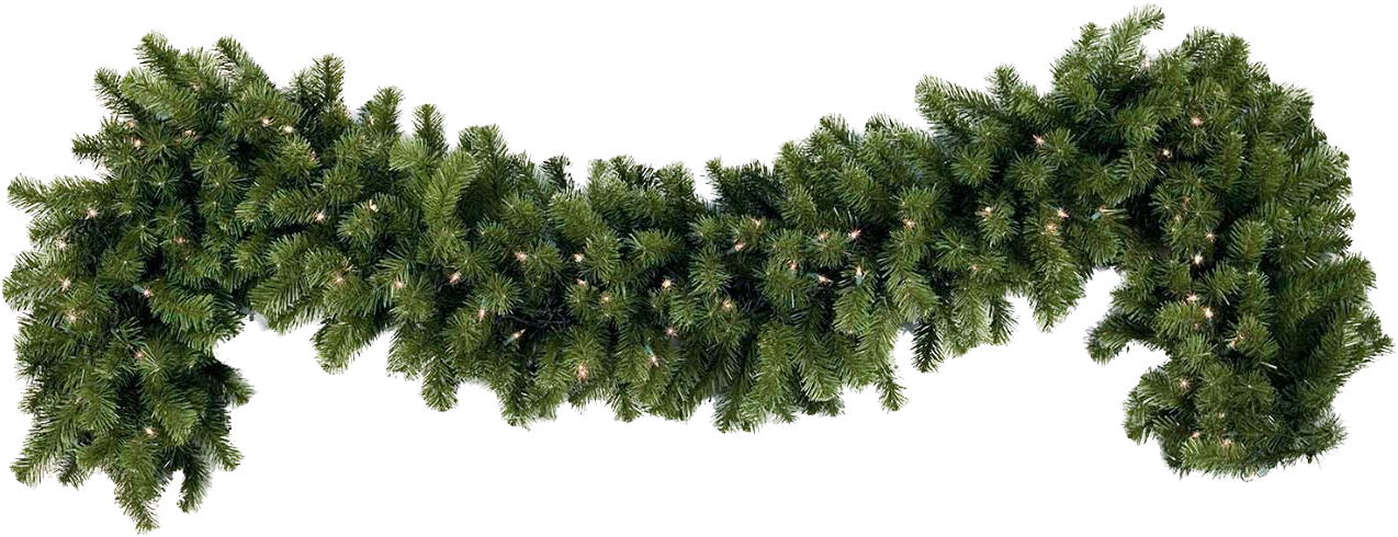 Garland - Christmas Garland Png (1282x500)