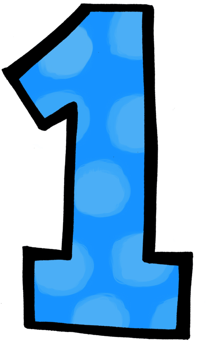 We Have Started Our Study Of Fairy Tales I Love This - Blue Polka Dot Number 1 (809x1374)