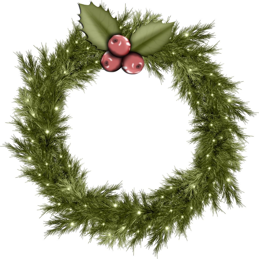 Christmas Tree Clipart Transparent Background - Christmas Ring Png (1024x1024)