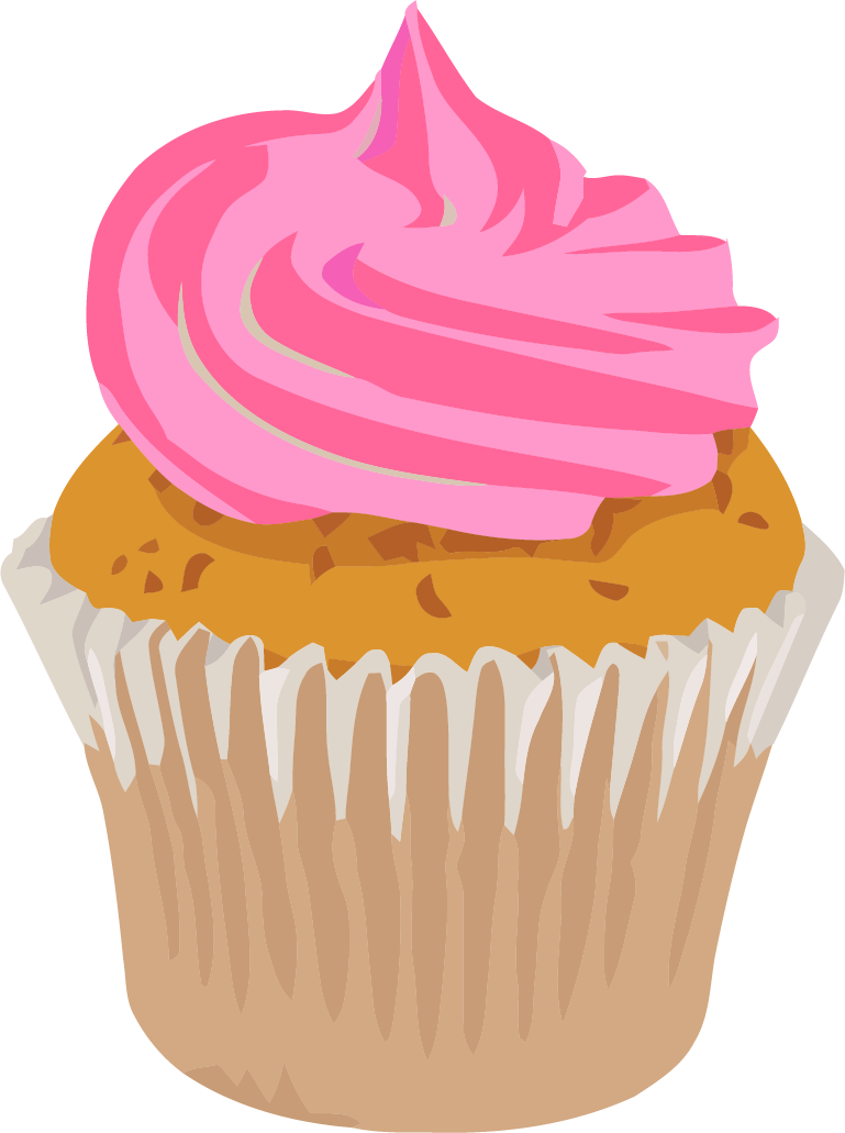 Realistic Cupcake Clipart Png Picture - Cupcake Clipart (769x1031)