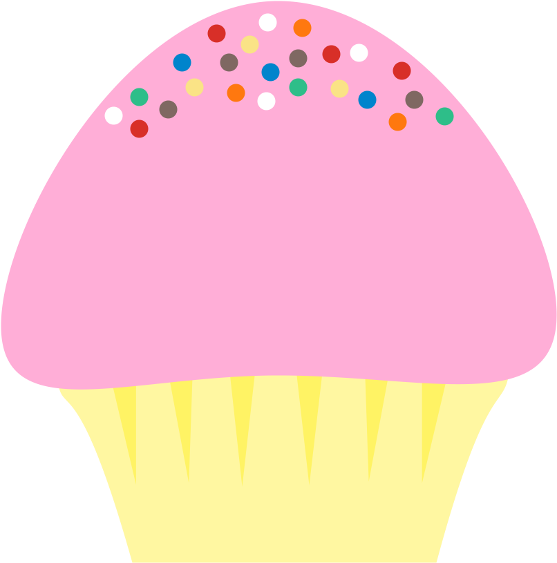 See Here Cupcake Clipart Black And White Free Download - Cupcake Clipart (971x942)