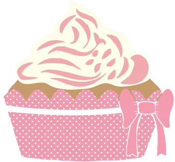 Tea Party Clipart Pink - Pink Cake Clipart Png (354x359)