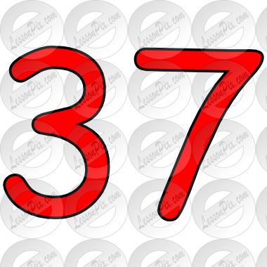 Thirty-seven Picture - Number (380x380)