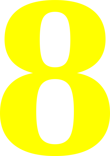 Eight Clip Art At Clker - Clip Art (420x592)
