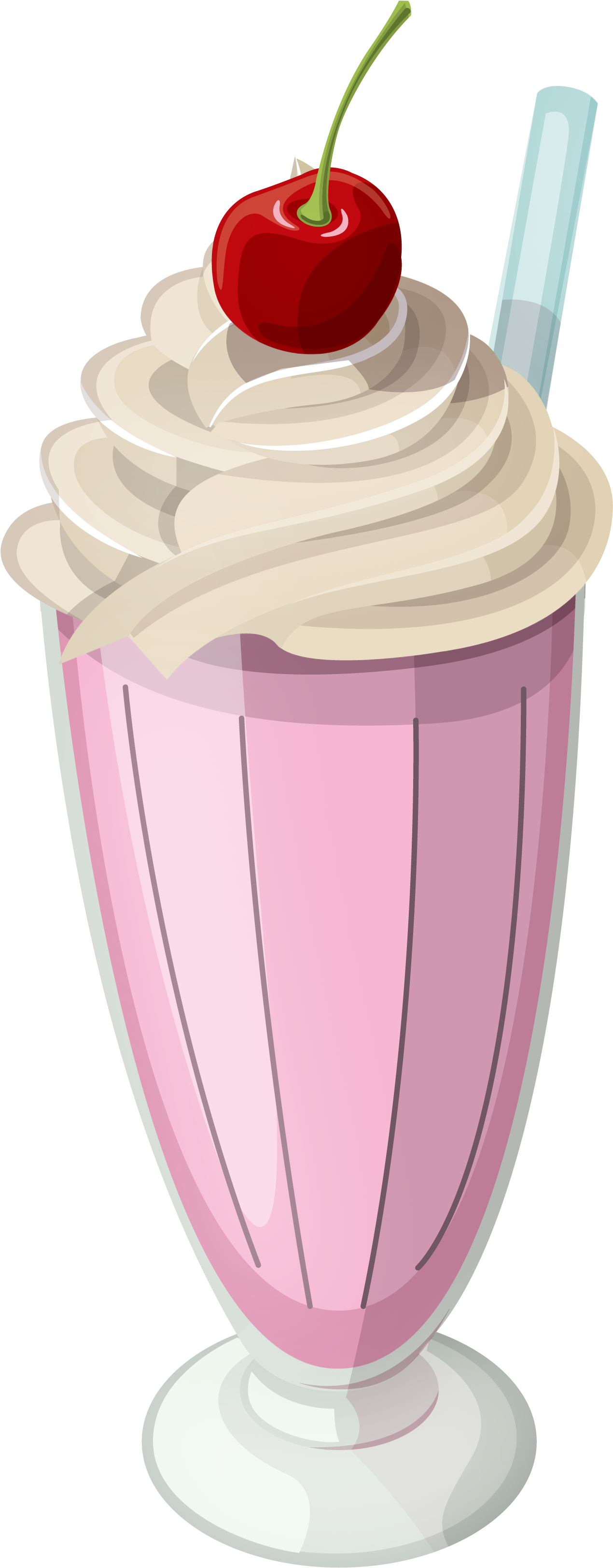 Milkshake Png Clipart - Milkshake Png (1557x3416)