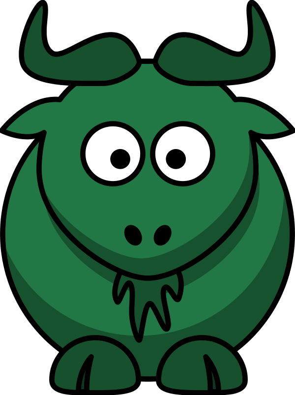 Bull Cartoon Funny - Transparent Cartoon Buffalo (600x803)