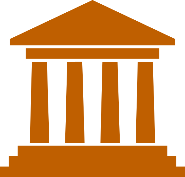 Bank 4 Clip Art At Clker - City Hall Map Symbol (600x574)