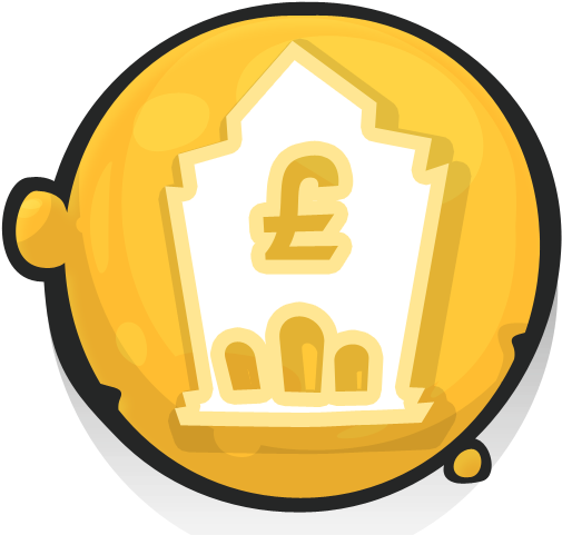 Bank Pound Icon - Smiley Icon (512x512)
