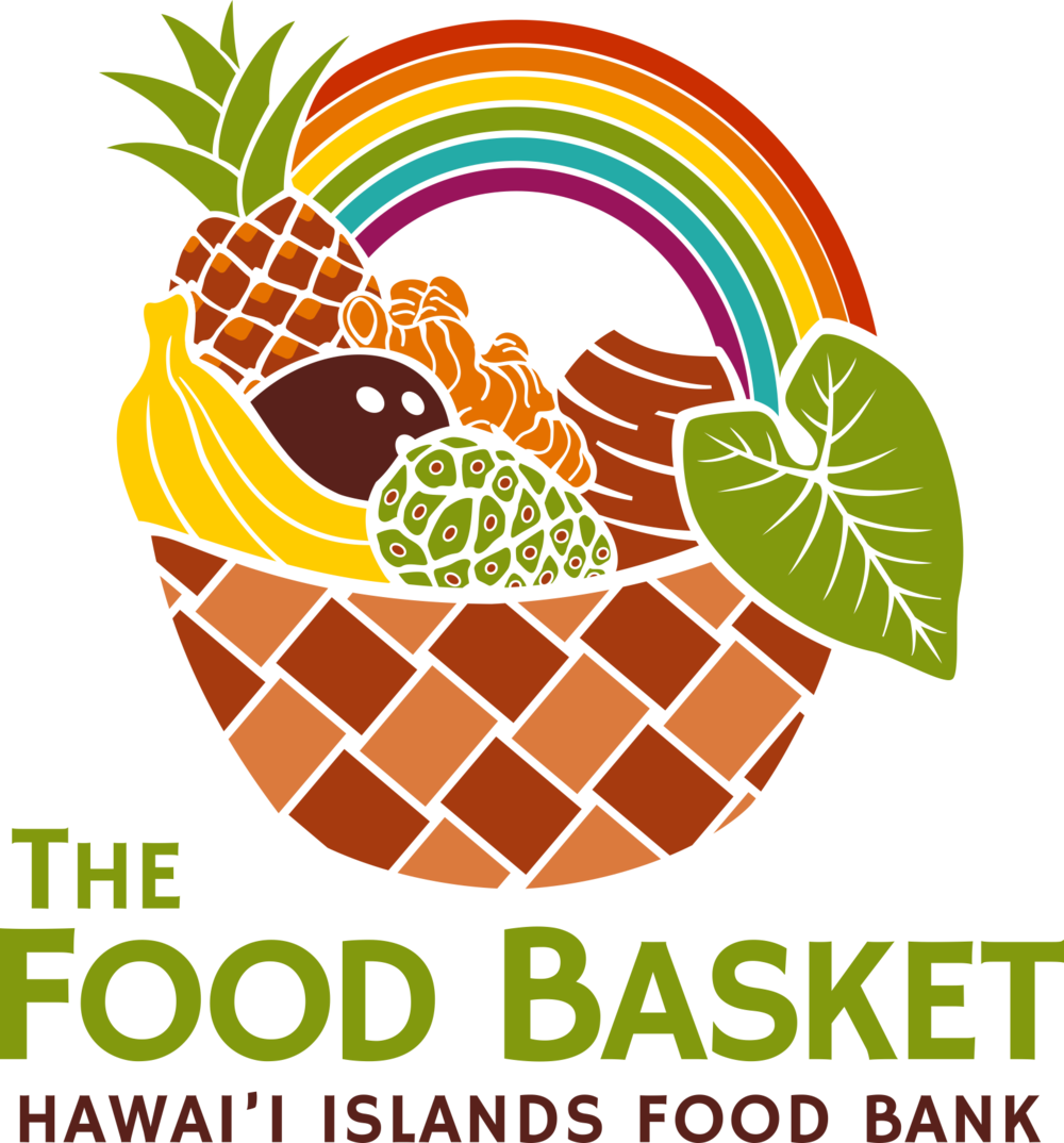 Hawaii Food Basket Colour - Food Basket (1000x1074)
