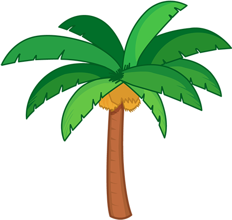 Emojis Que Puedes Encontrar En La App - Drawn Pictures Of Palm Tree (500x500)