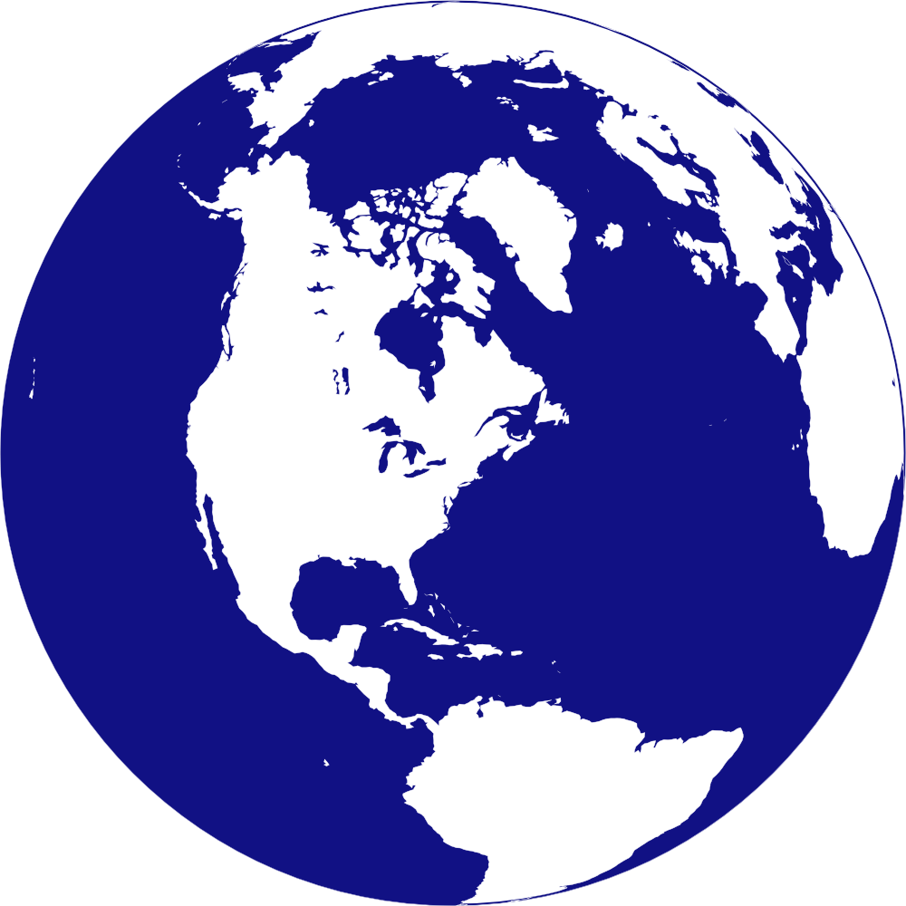 Globe Clipart 3 Clipart Kids Pedia - Northern Hemisphere Globe (1000x1000)