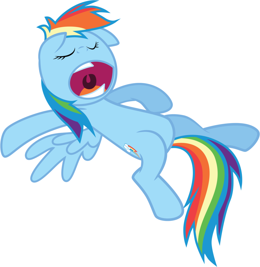 Rainbow Dash My Little Pony - Mlp Rainbow Dash Sleeping (900x926)
