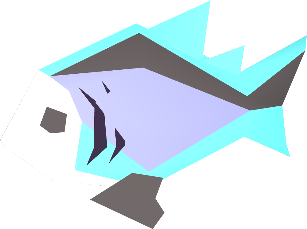 Angel Fish Clipart - Runescape Rainbow Fish (1003x749)