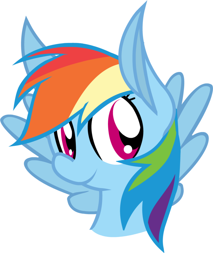 Rainbow Dash Avatar By Tridashie - Tridashie 2017 (821x974)