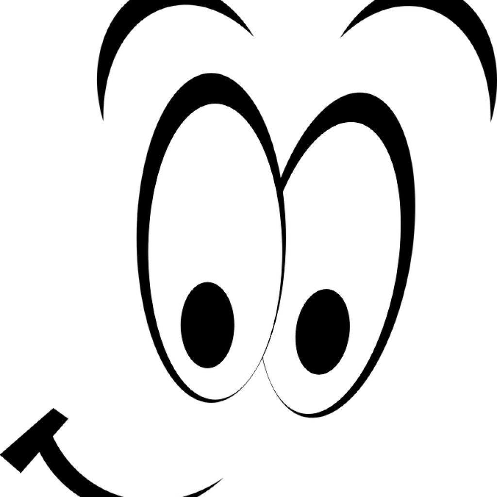 Cartoon Eyes Clipart Smiley Eyes Happy Free Vector - Cartoon Eyes Clip Art (1024x1024)