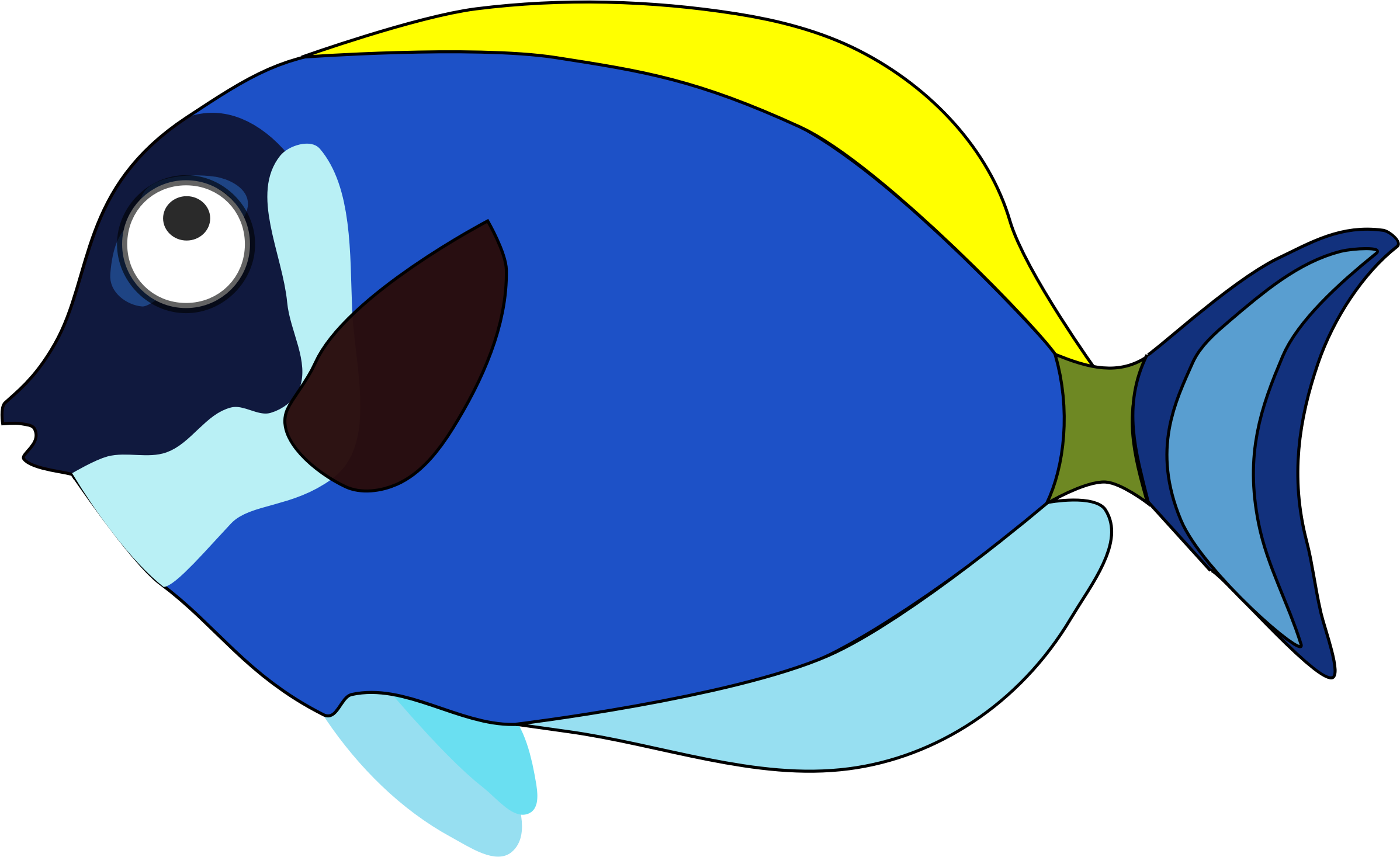 Quickly Fish Cartoons For Kids Style - Cartoon Fish (2396x1467)