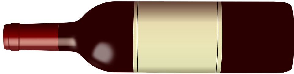 Red Wine Cliparts 6, - Bouteille De Vin À Personnaliser (960x480)