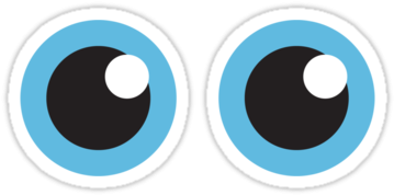 Lovely Eyes In Cartoon Cartoon Eye Png Clipart Best - Eyes Cartoon Png (375x360)