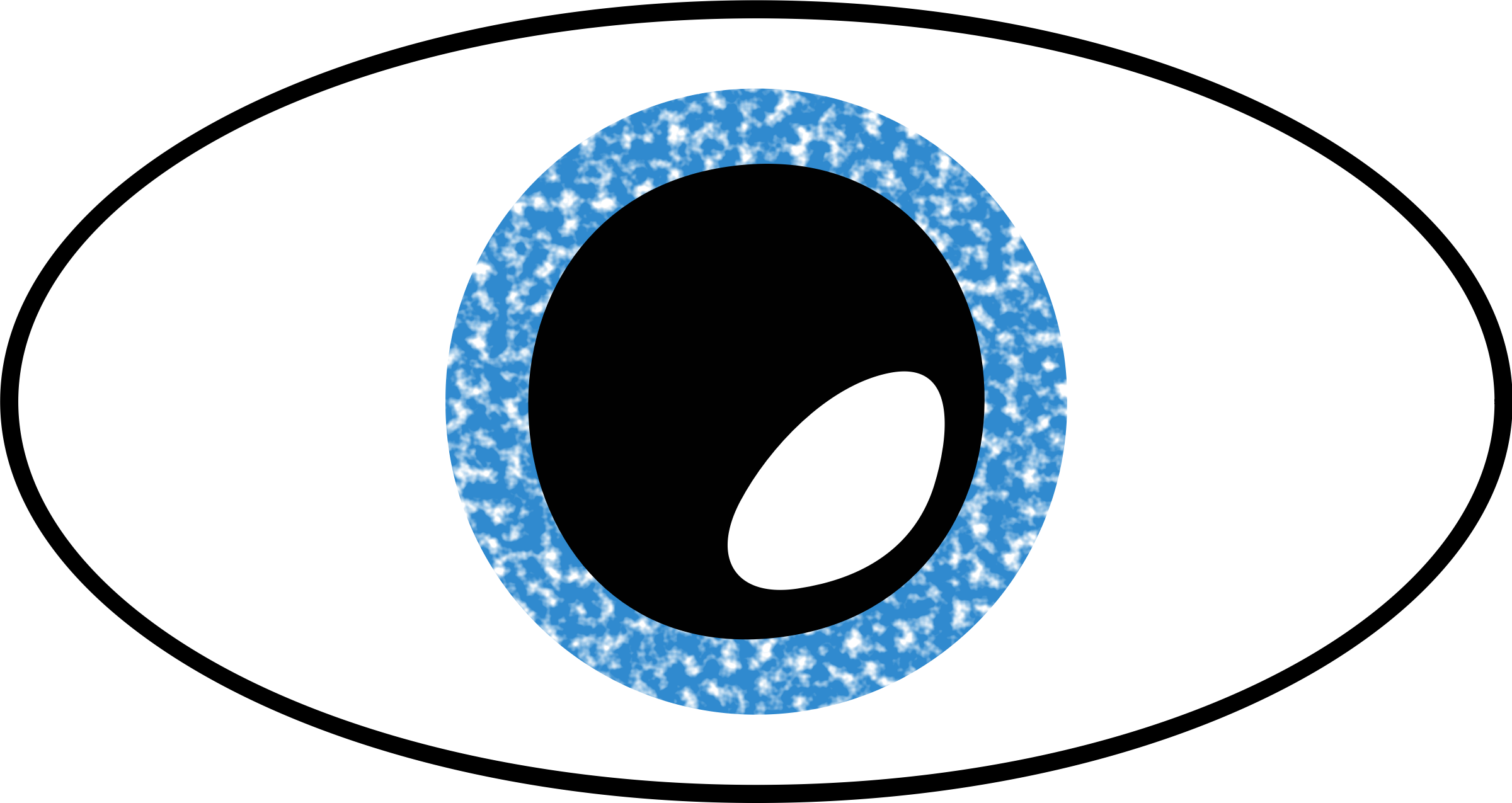 Big Cartoon Eyes Clipart Cartooneye Png - Oog Cartoon Png (2400x1275)