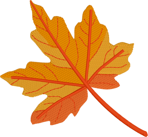 Maple Leaf - Large - 3 Tone - Maple Leaf (500x461)