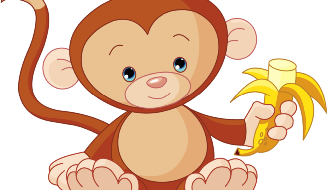 Free Images Download 2018 Monkey Clipart No Background - Baby Monkey Clip Art (678x381)