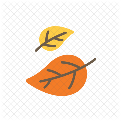 Autumn, Flat, Leaf, Leaves, Fall Icon - Fall Leaves Icon (512x512)