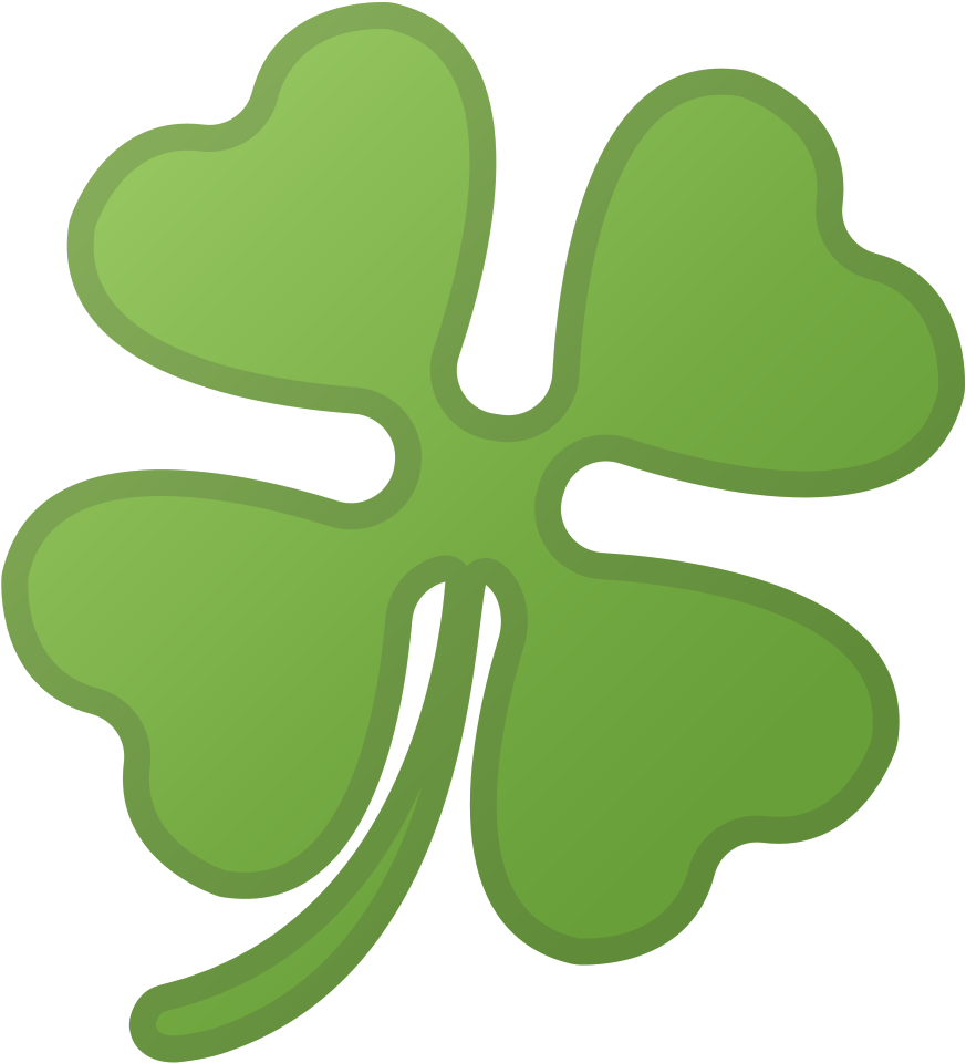 Four Leaf Clover Icon - Four Leaf Clover Ico (1024x1024)