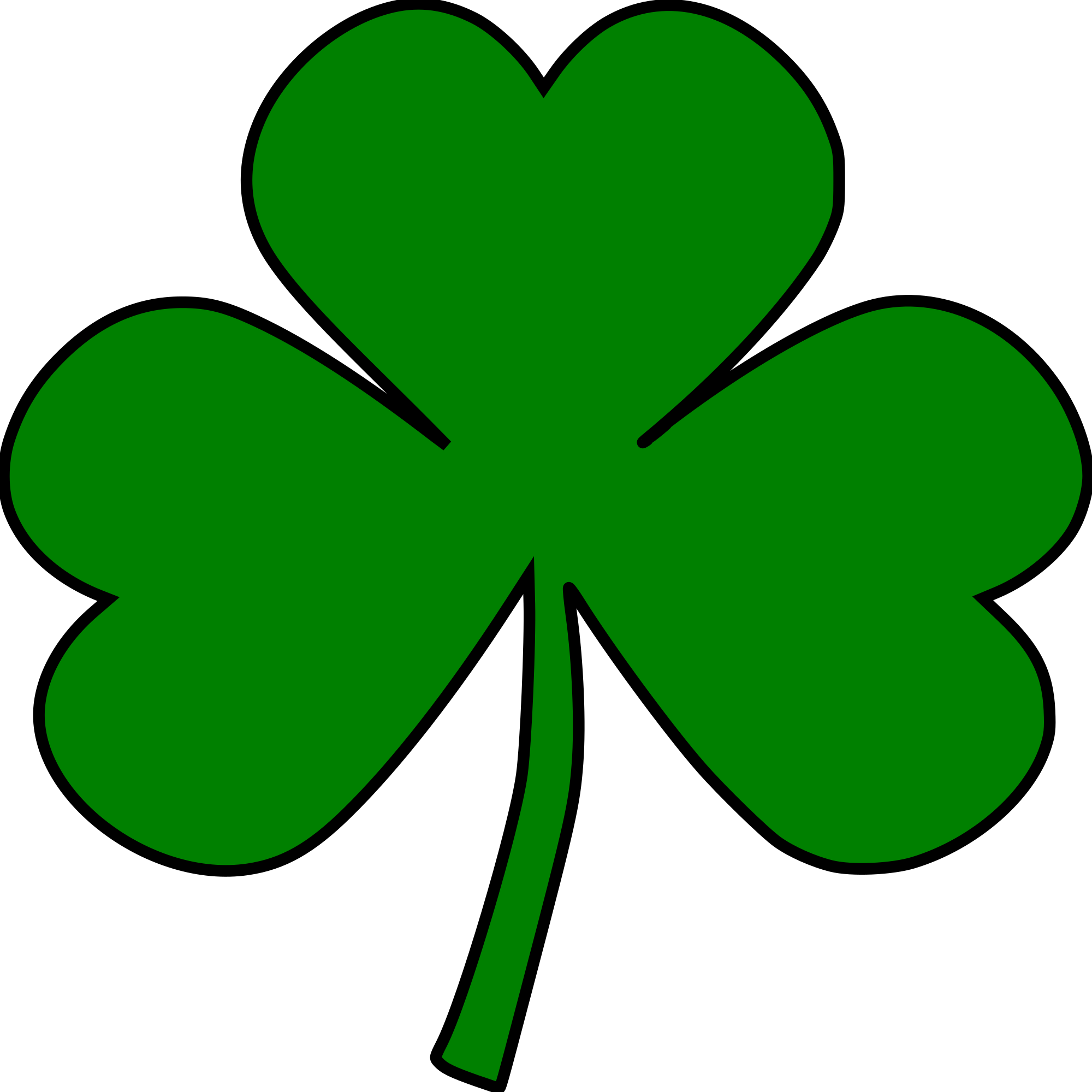 Colossal Pictures Of Shamrocks File Shamrock Svg Wikimedia - Shamrock Svg File Free (2000x2000)