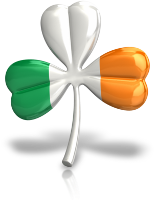 Irish Censuses Irish Genealogy Irish Family History - Irish Three Leaf Clover (325x400)