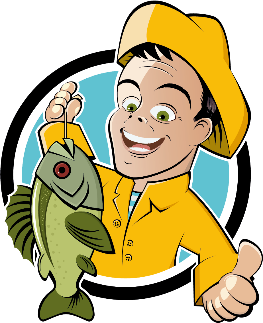 Fishing Cartoon Fisherman Clip Art - Fishing Cartoon Fisherman Clip Art (1191x1191)
