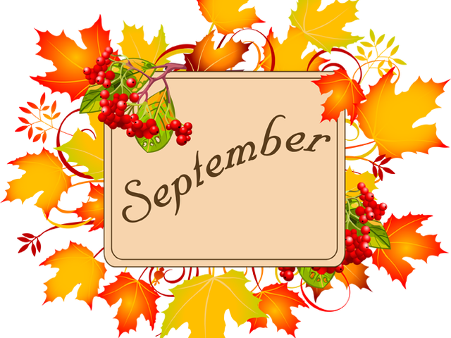 Autumn Leaves Clipart September - Vector Autumn (640x480)