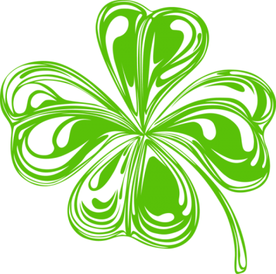 Free Shamrock Clip Art Border Free Clipart Images Clipartix - Cute St Patricks Day (400x396)