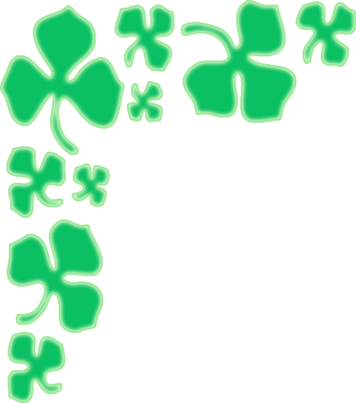 Shamrock Corner Cliparts - Cross (707x800)